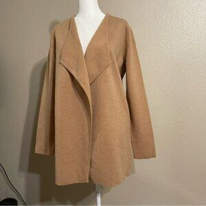 Saks Fifth Avenue Camel Women's‎ Cotton Blend Long Cardigan